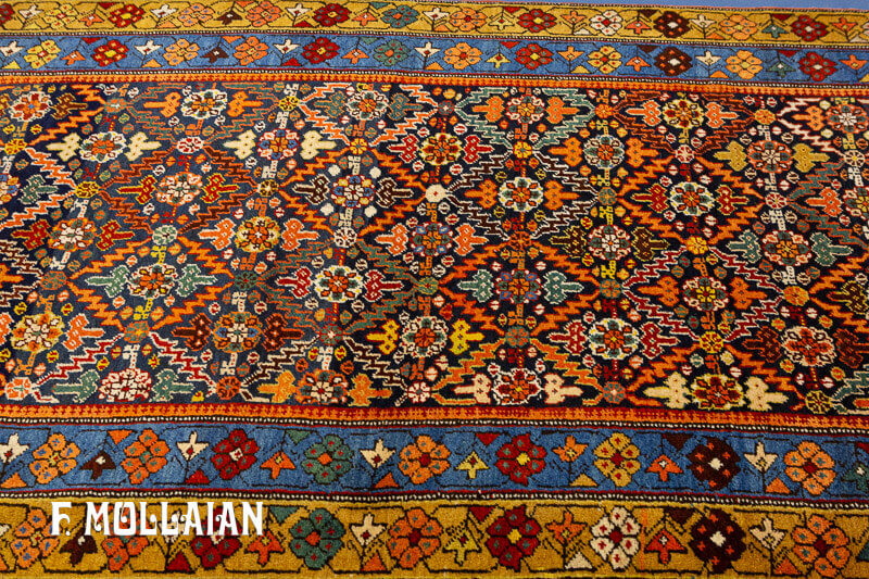 Antico Tappeto Caucasico Karabakh-(Qarabak) di grandi dimensioni n°:98770271